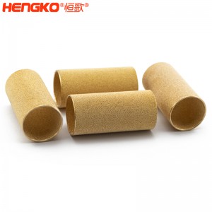 工廠價格供應燒結粉末銅過濾管反沖洗3-90微米過濾系統(tǒng)用