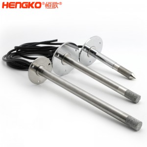 恒歌工業(yè)級進口芯片溫濕度探測儀探頭,抗壓高精度溫濕度監(jiān)控儀不銹鋼探頭