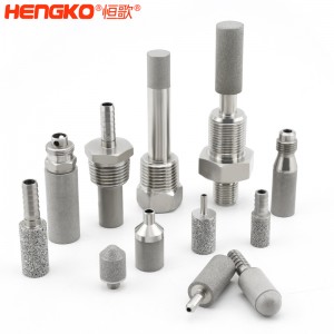 過濾精度不匹配工藝需求?0.1-120um 定制不銹鋼曝氣頭濾芯，精準適配！