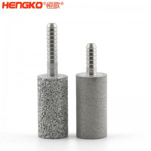 廠家定制316L粉末燒結(jié)不銹鋼過濾器曝氣頭，高強(qiáng)度耐腐蝕水族專用氣泡石