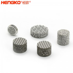 生產環(huán)保傳感器透氣保護燒結不銹鋼濾芯 醫(yī)藥渣液分離過濾網濾片