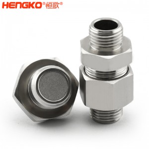 高流量無(wú)創(chuàng)呼吸機(jī)吸氣細(xì)菌過(guò)濾器進(jìn)氣口醫(yī)用級(jí)316L不銹鋼