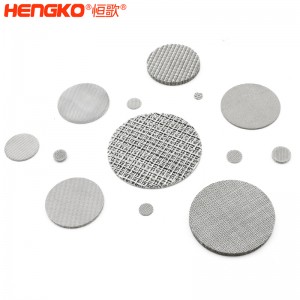 出廠價供應(yīng)快流速微米多孔燒結(jié)不銹鋼絲網(wǎng)粉末過濾片盤用于污水過濾