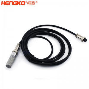 恒歌直銷(xiāo)不銹鋼RHT-H20-B平頭溫濕度傳感器探頭帶電線，用于農(nóng)業(yè)大棚