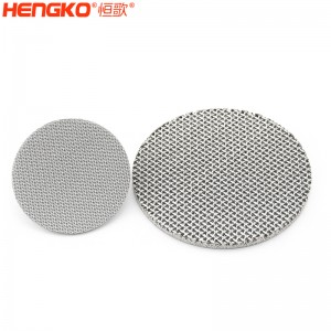 濾芯廠家生產(chǎn)氧氣傳感器不銹鋼燒結(jié)防爆網(wǎng)孔隙均勻，多層網(wǎng)燒結(jié)濾片隔爆元件