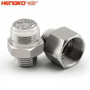 高流量無(wú)創(chuàng)呼吸機(jī)吸氣細(xì)菌過(guò)濾器進(jìn)氣口醫(yī)用級(jí)316L不銹鋼