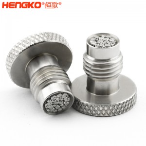 廠家定制有創(chuàng)呼吸機(jī)氣源入口醫(yī)療級(jí)316L不銹鋼過濾器濾芯防塵透氣耐腐蝕，用于呼吸機(jī)