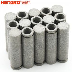 濾芯廠家定制微米級燒結(jié)多孔粉末金屬不銹鋼濾管耐腐蝕 水處理應用
